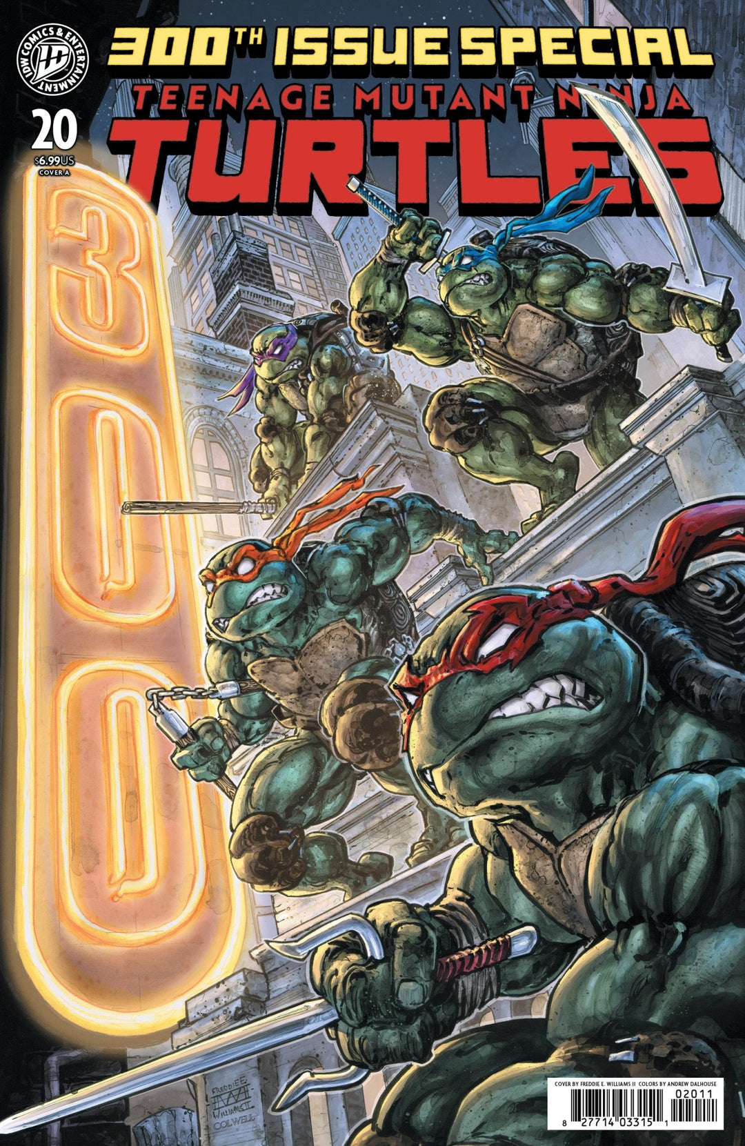Teenage Mutant Ninja Turtles 20: 300th Issue Special Cover A (Williams II) - gabescaveccc