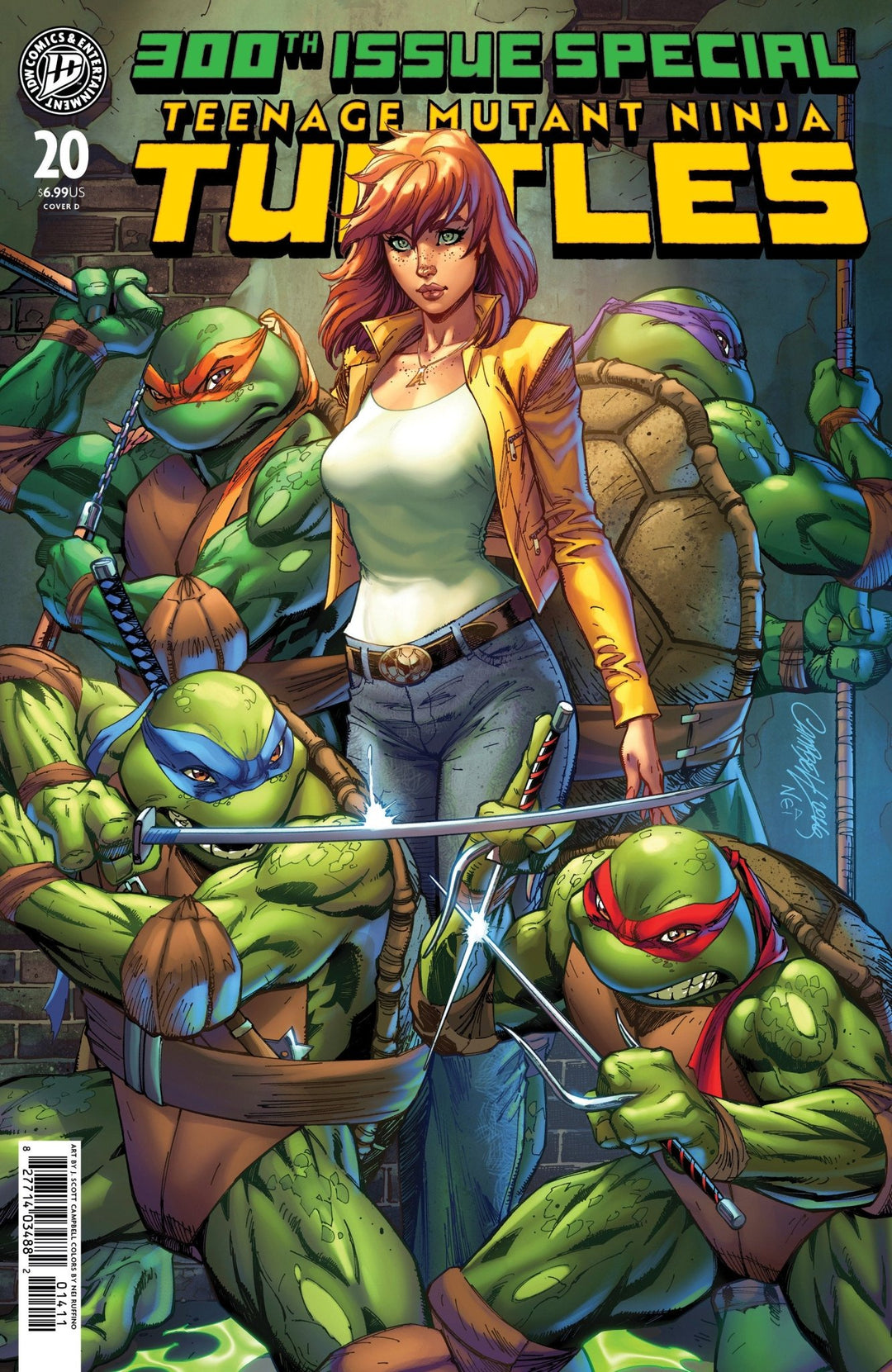 Teenage Mutant Ninja Turtles 20: 300th Issue Special Variant D (Campbell) - gabescaveccc