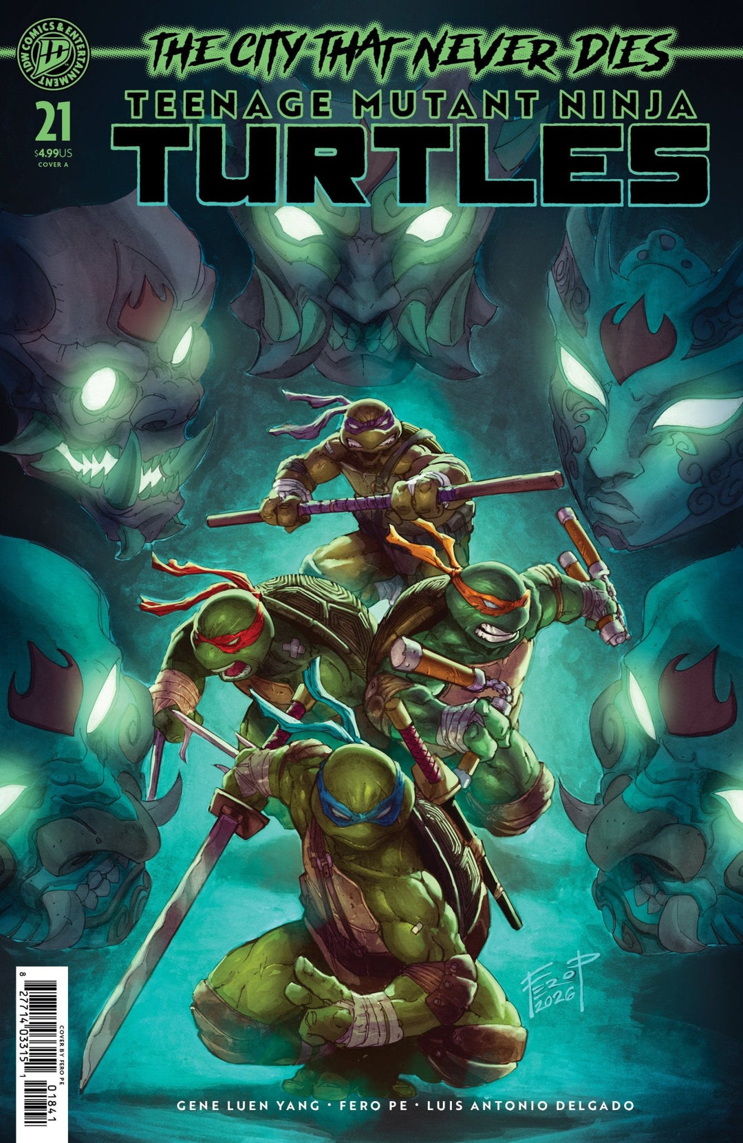 Teenage Mutant Ninja Turtles 21 Cover A (Pe) - gabescaveccc