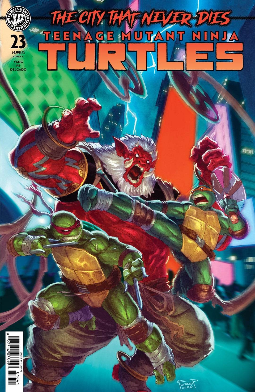 Teenage Mutant Ninja Turtles #23 Cover A (Pe) - gabescaveccc