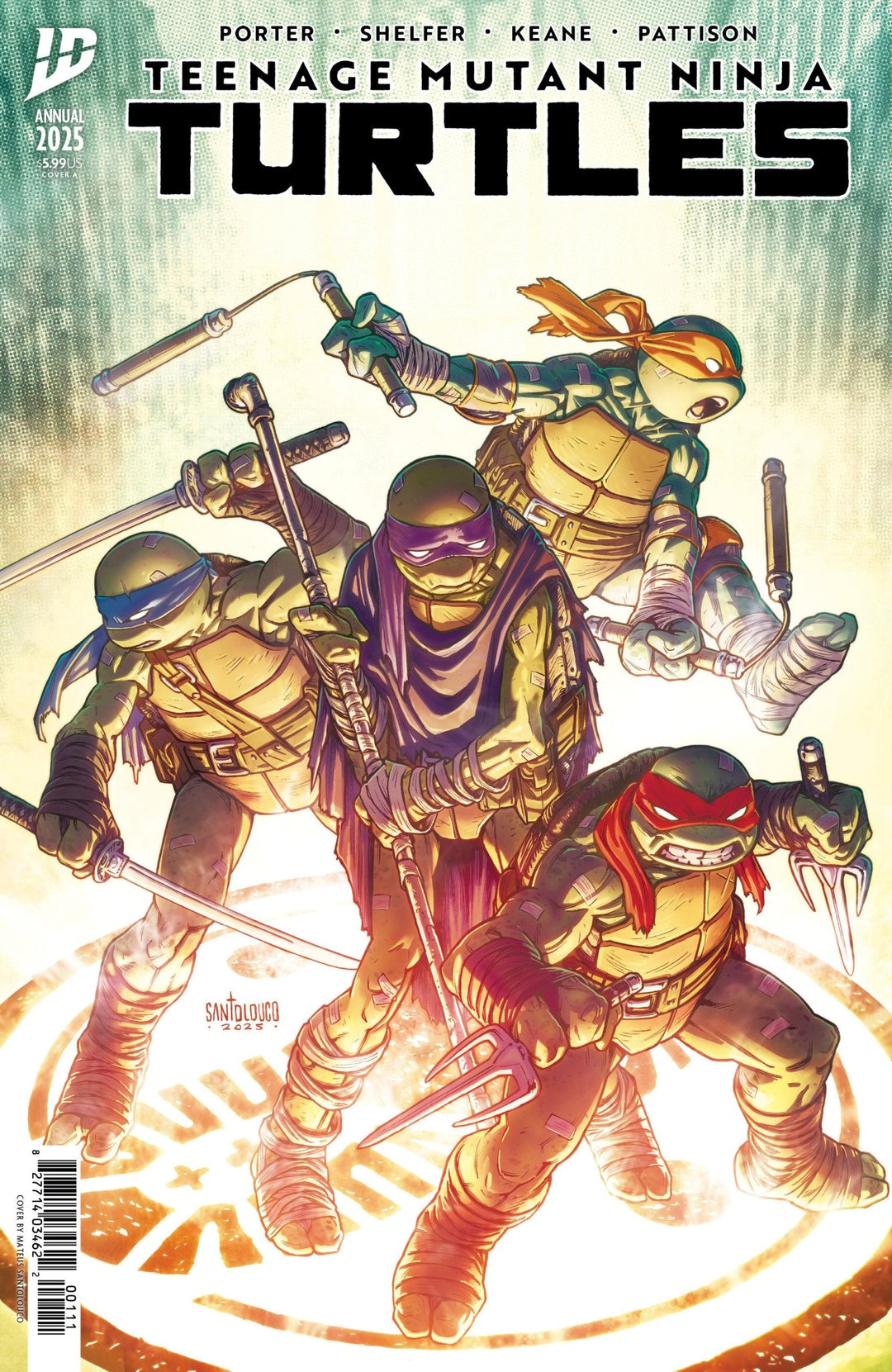 Teenage Mutant Ninja Turtles: Annual 2025 Cover A (Santolouco) - gabescaveccc