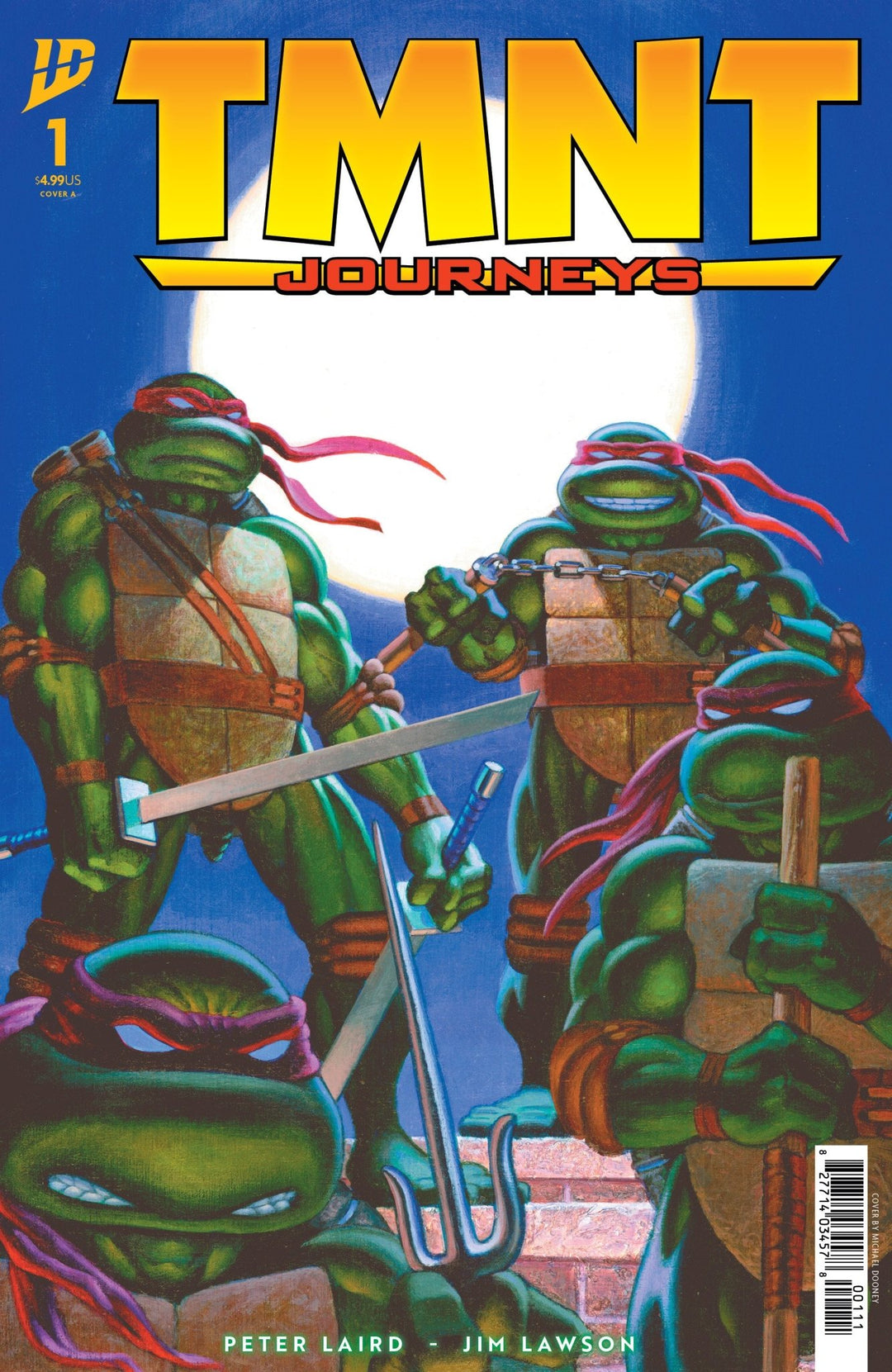 Teenage Mutant Ninja Turtles: Journeys 1 Cover A (Laird & Dooney) - gabescaveccc
