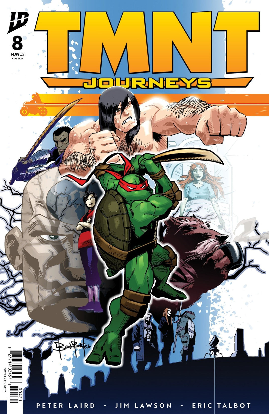 Teenage Mutant Ninja Turtles: Journeys 8 Variant B (Bates) - gabescaveccc