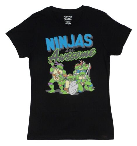 Teenage Mutant Ninja Turtles Ninjas Are Awesome TMNT Junior T-Shirt - gabescaveccc