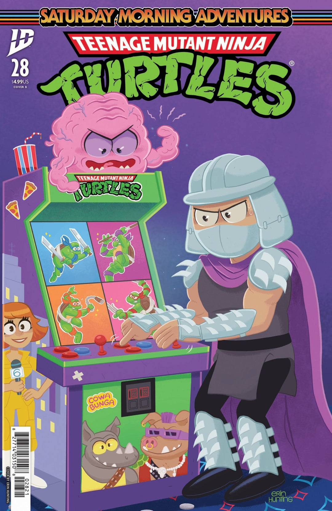 Teenage Mutant Ninja Turtles: Saturday Morning Adventures 28 Variant B (Hunting) - gabescaveccc