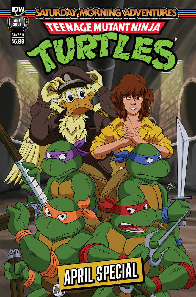 Teenage Mutant Ninja Turtles: Saturday Morning Adventures--April Special Variant B (Jones) - gabescaveccc