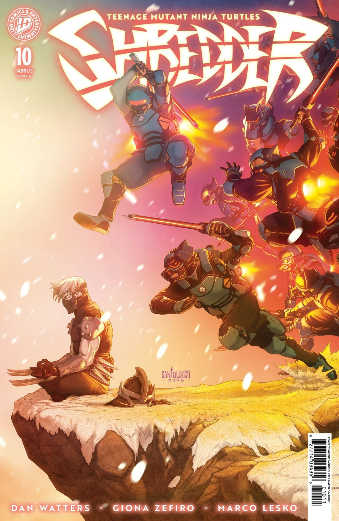 Teenage Mutant Ninja Turtles: Shredder 10 Cover A (Santolouco) - gabescaveccc