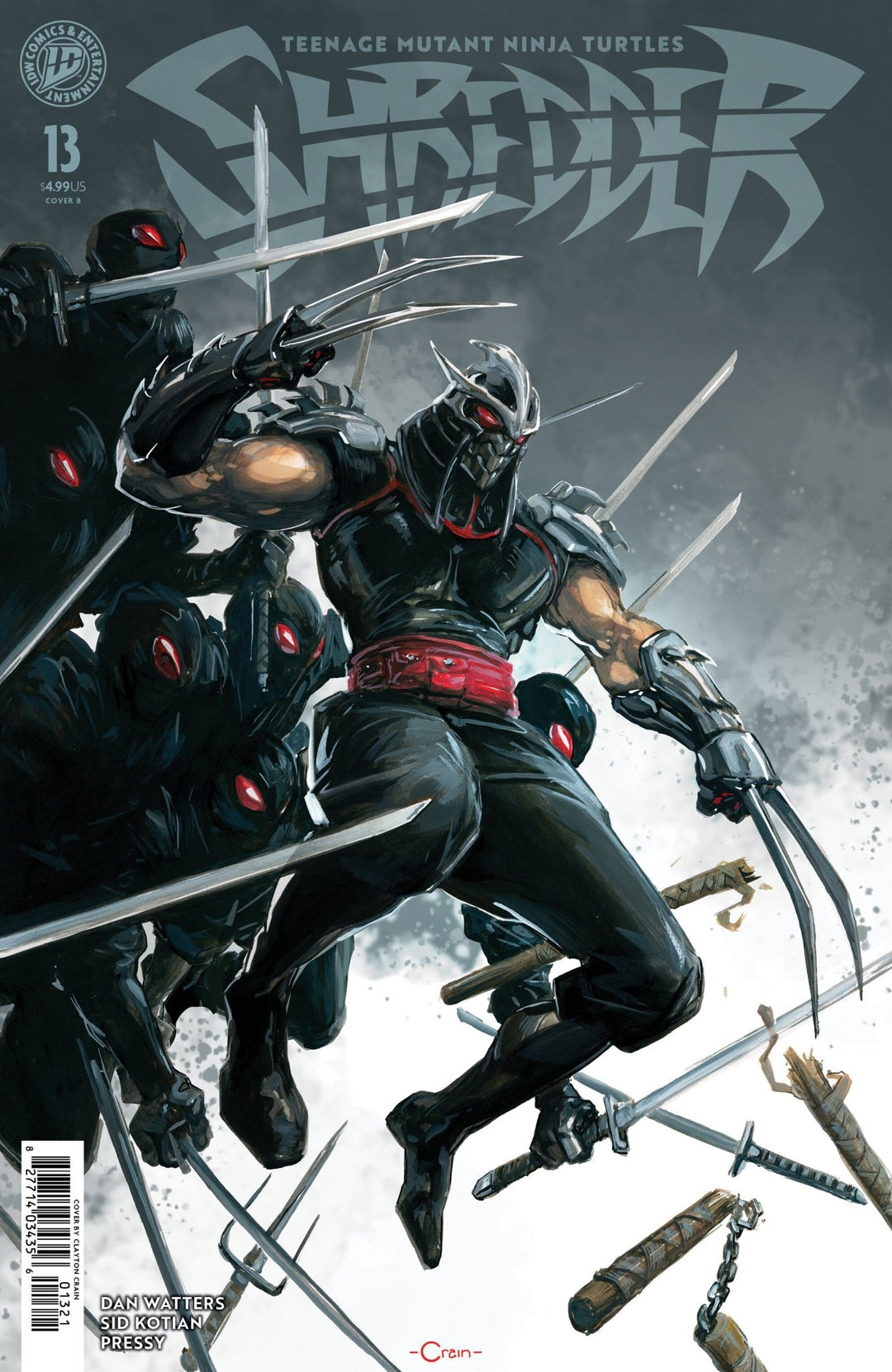 Teenage Mutant Ninja Turtles: Shredder #13 Variant B (Crain) - gabescaveccc