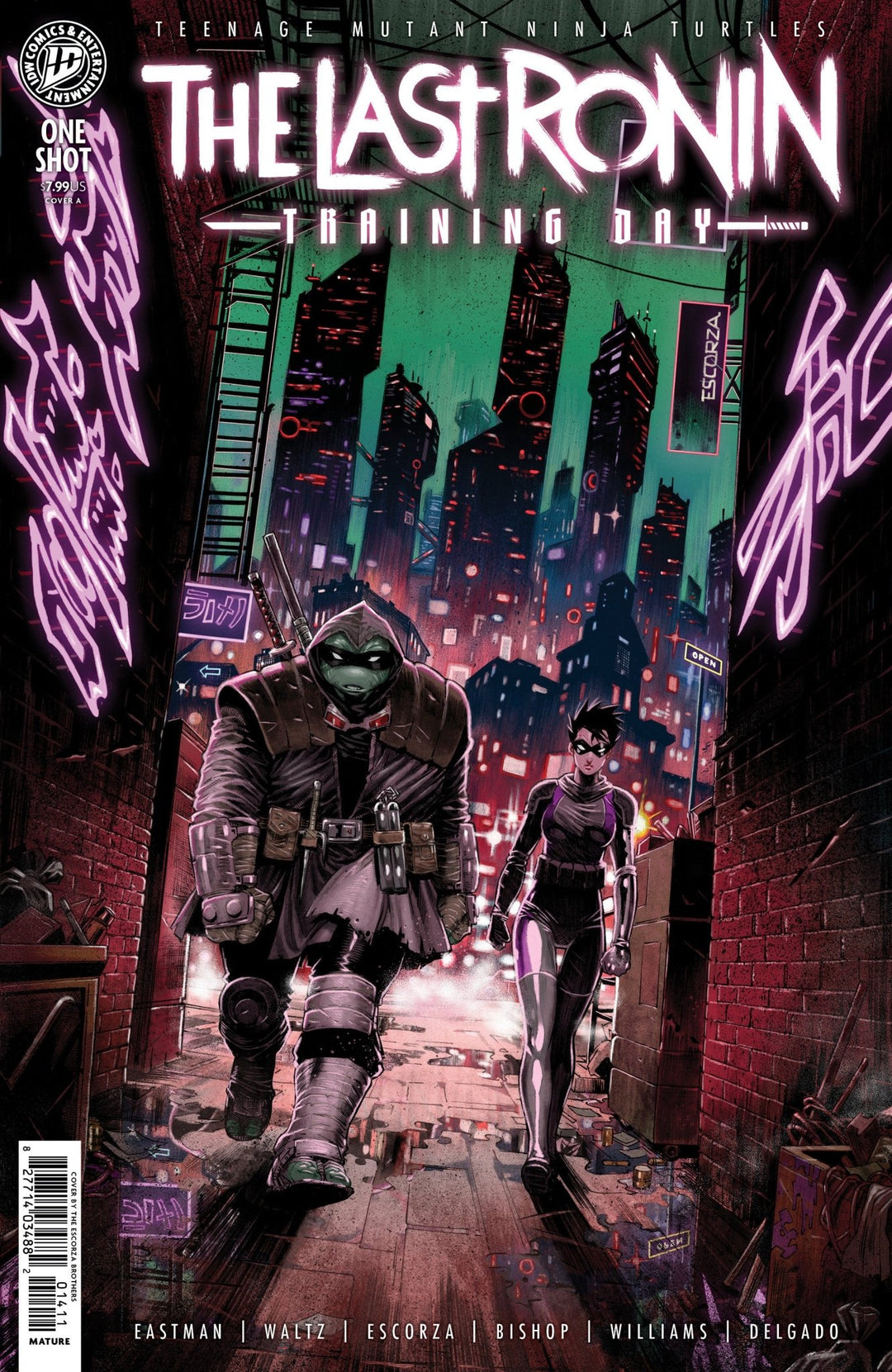 Teenage Mutant Ninja Turtles: The Last Ronin Training Day Cover A (Escorza Brothers) - gabescaveccc