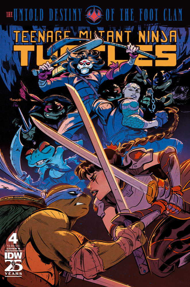 Teenage Mutant Ninja Turtles: The Untold Destiny Of The Foot Clan #4 Variant B (Tango) - gabescaveccc