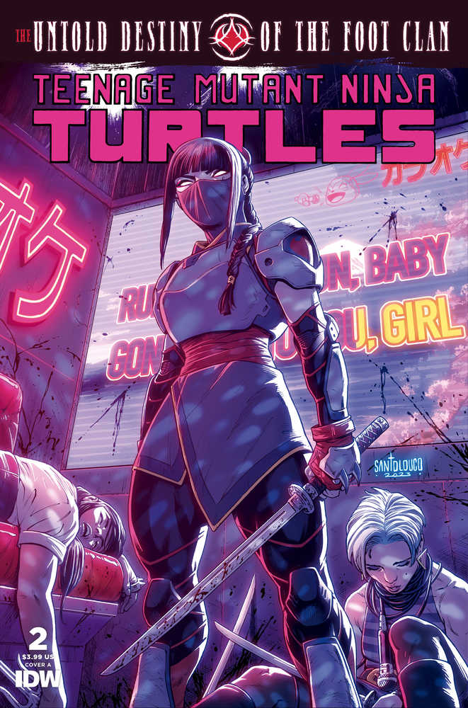 Teenage Mutant Ninja Turtles Untold Destiny Of Foot Clan #2 Cover A Santolouco - gabescaveccc