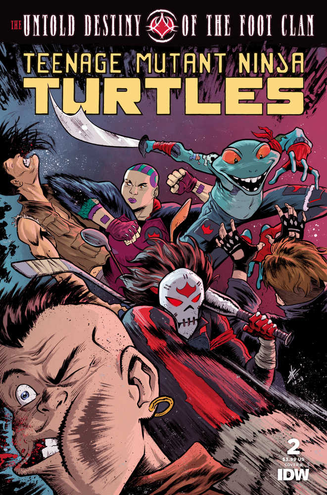 Teenage Mutant Ninja Turtles Untold Destiny Of Foot Clan #2 Cover B Neo - gabescaveccc