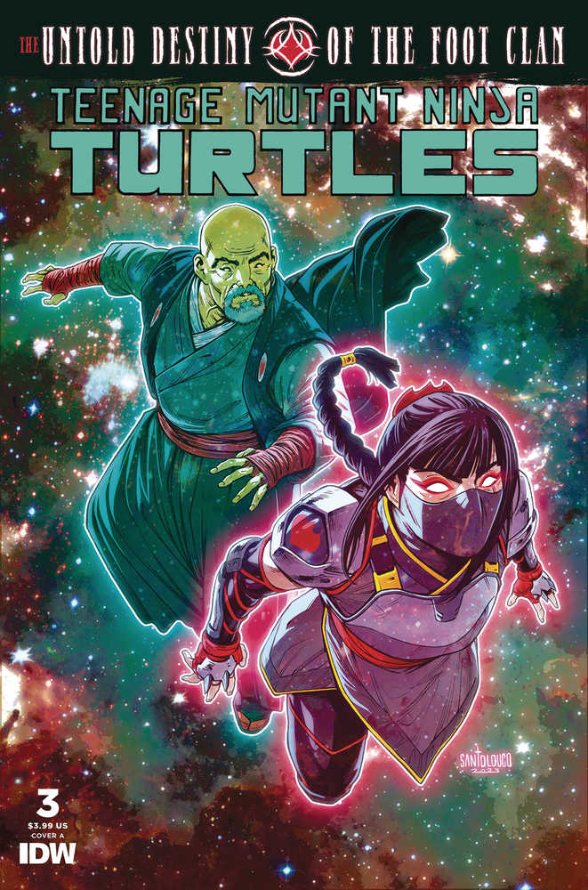 Teenage Mutant Ninja Turtles Untold Destiny Of Foot Clan #3 Cover A Santolouco - gabescaveccc