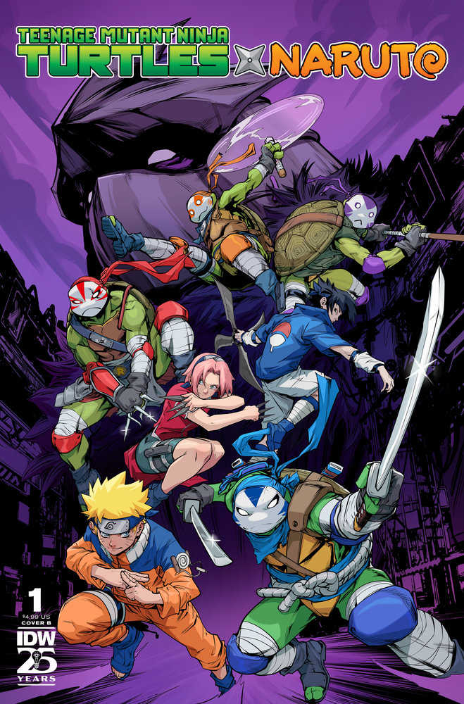 Teenage Mutant Ninja Turtles X Naruto #1 Variant B (Prasetya) - gabescaveccc