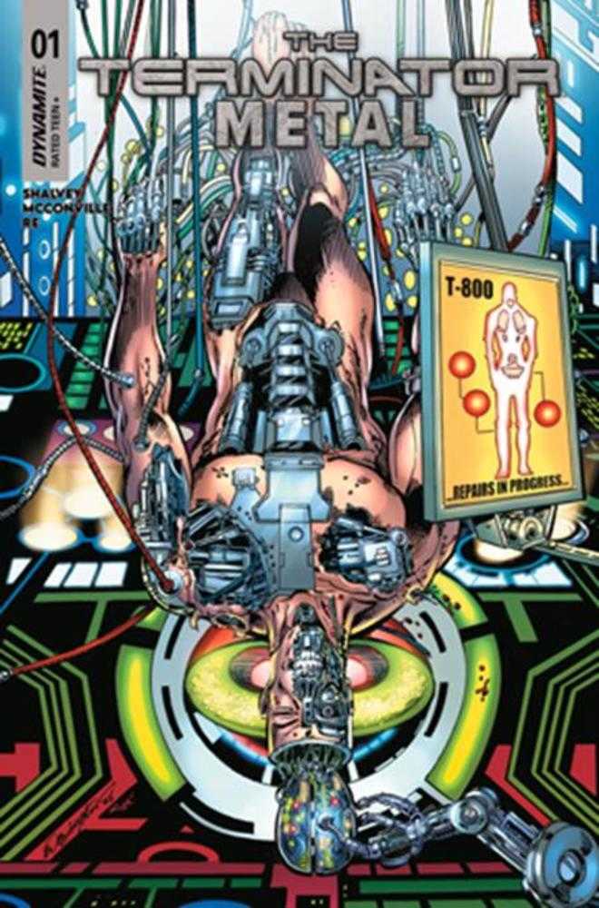 Terminator Metal 1 Cover B Bob Layton Variant - gabescaveccc