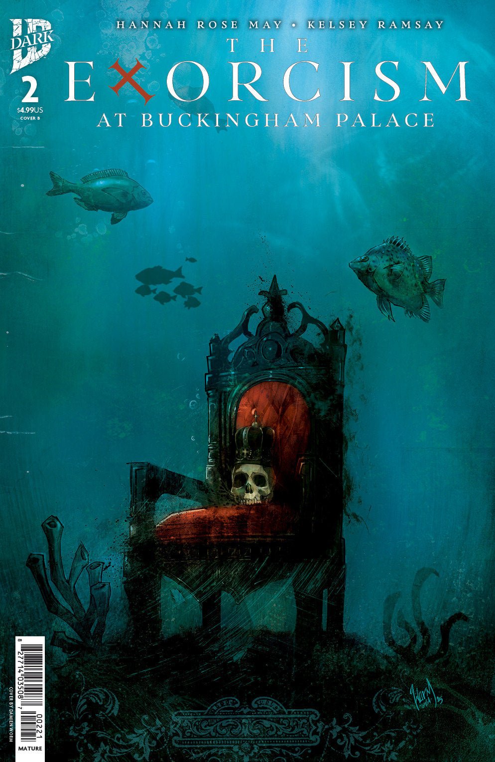 The Exorcism At Buckingham Palace 2 Variant B (Damien Worm) - gabescaveccc