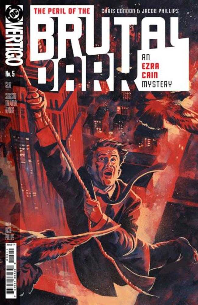 The Peril Of The Brutal Dark An Ezra Cain Mystery 5 (Of 6) Cover A Jacob Phillips (Mature) - gabescaveccc