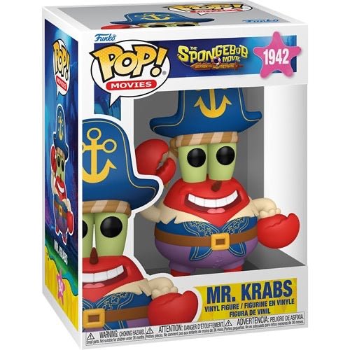 The SpongeBob Movie: Search for SquarePants Mr. Krabs Funko Pop! Vinyl Figure 1942 - gabescaveccc