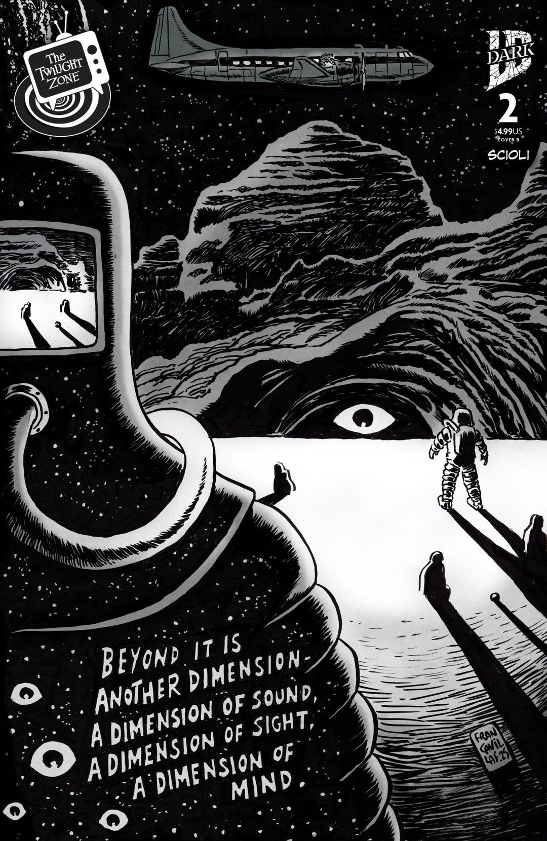 The Twilight Zone 2 Variant B (Francavilla Connecting Cover) - gabescaveccc