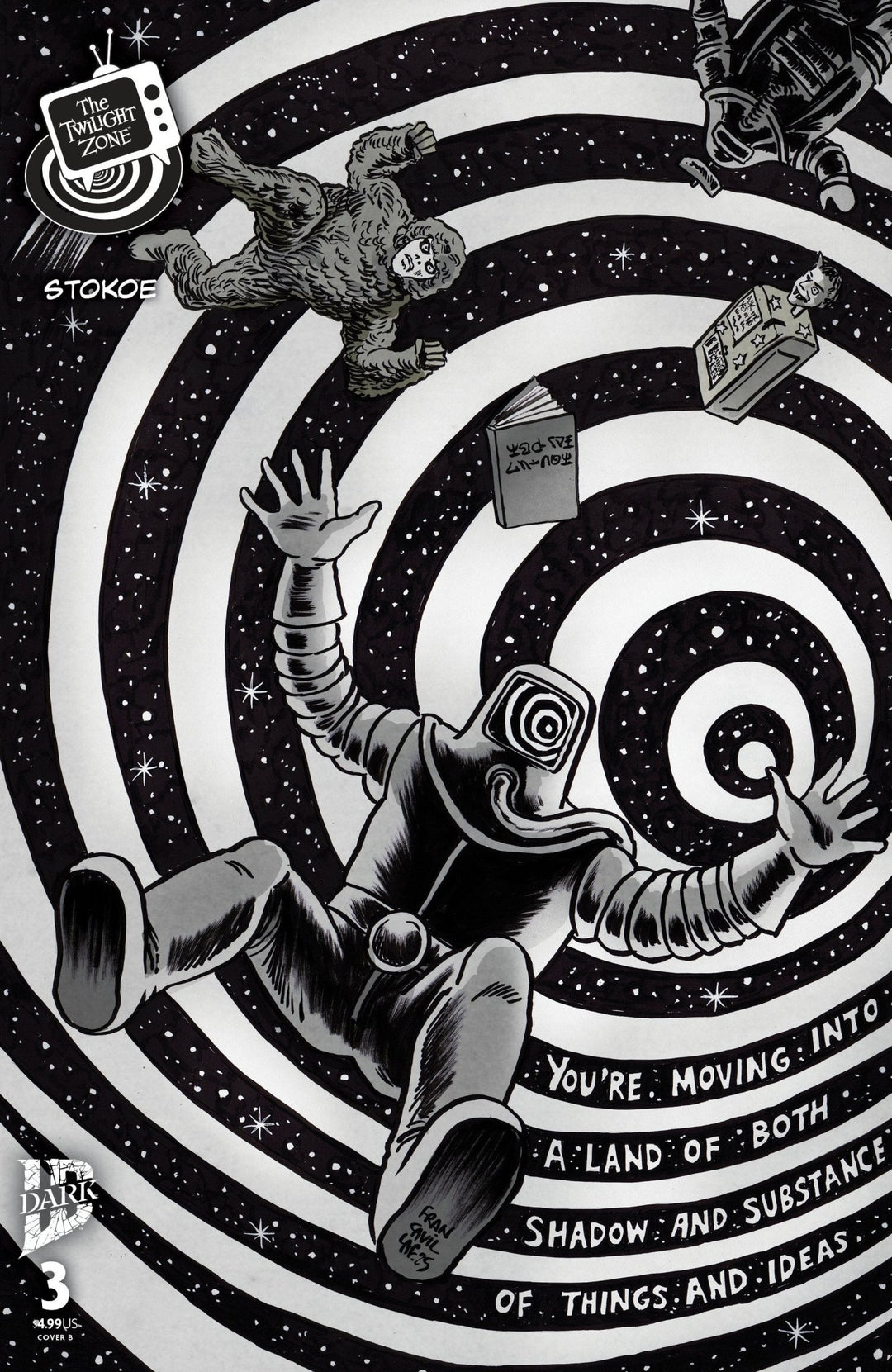 The Twilight Zone 3 Variant B (Francavilla Connecting Cover) - gabescaveccc