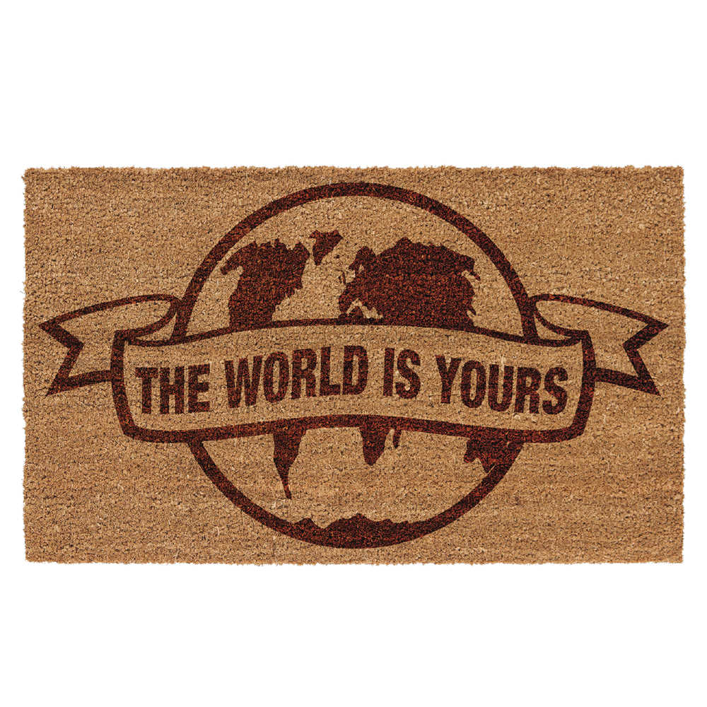 The World Is Yours Scarface Doormat - gabescaveccc