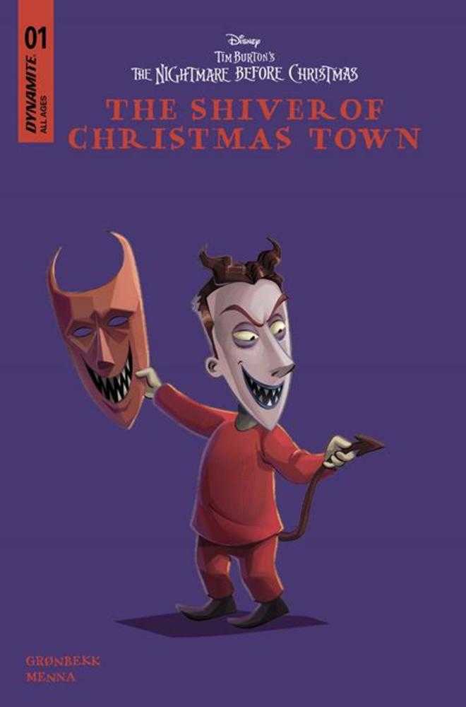 Tim Burtons The Nightmare Before Christmas The Shiver Of Christmas Town 1 Cover D Disney Library Variant - gabescaveccc