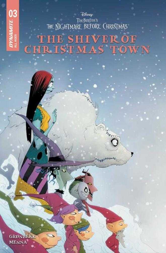 Tim Burtons The Nightmare Before Christmas The Shiver Of Christmas Town 3 Cover A Jae Lee - gabescaveccc