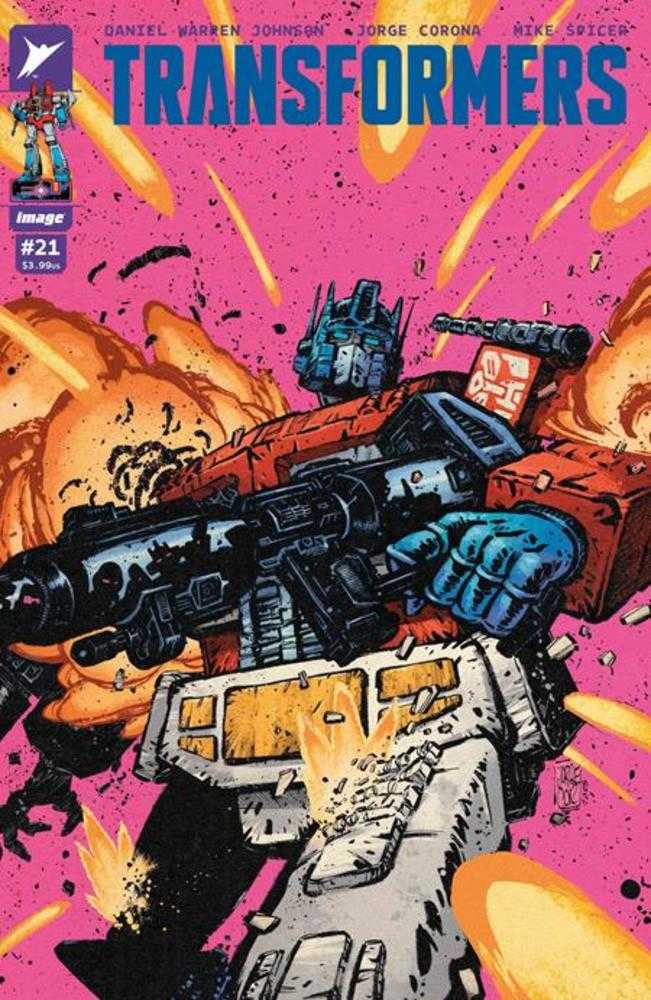 Transformers 21 Cover B Jorge Corona & Mike Spicer Variant - gabescaveccc