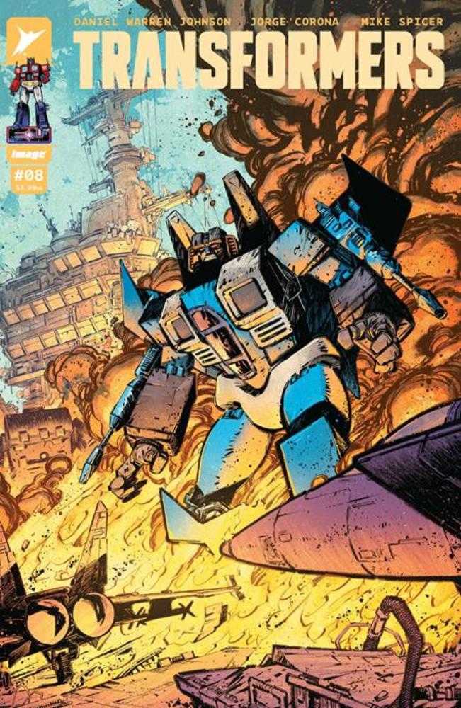 Transformers #8 Cover B Jorge Corona & Mike Spicer Variant - gabescaveccc