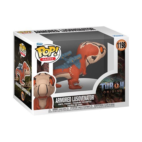 Turok: Origins Armored Lusovenator Funko Pop! Vinyl Figure 1198 - gabescaveccc