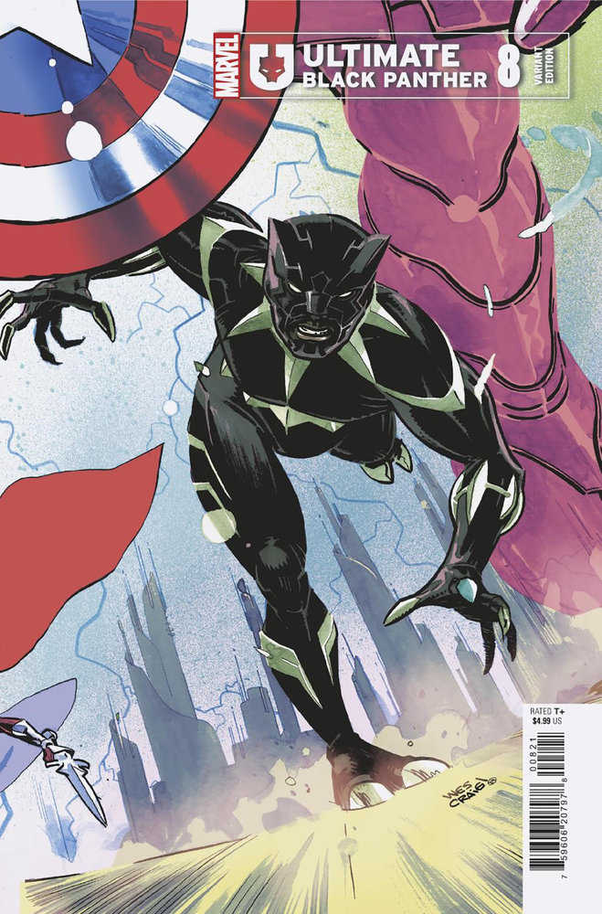 Ultimate Black Panther #8 Wes Craig Connecting Variant - gabescaveccc