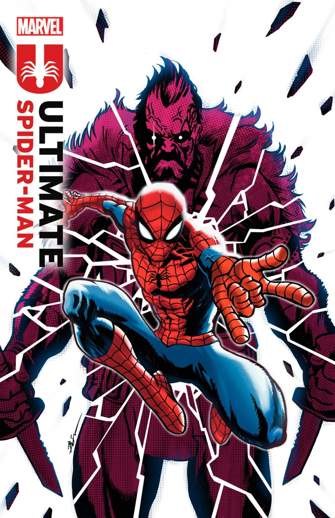 Ultimate Spider - Man #13 Ben Su Ultimate One Year In Foil Variant - gabescaveccc