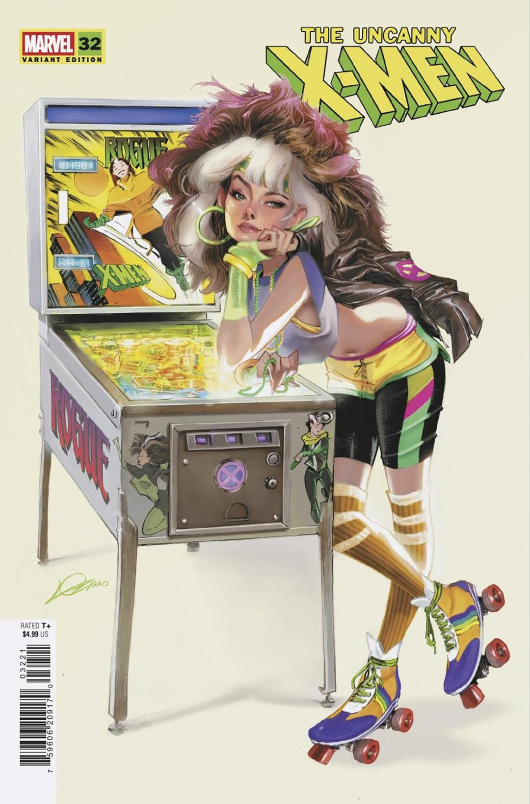 Uncanny X-Men 32 Alexander Lozano '80 S Rogue Variant - gabescaveccc