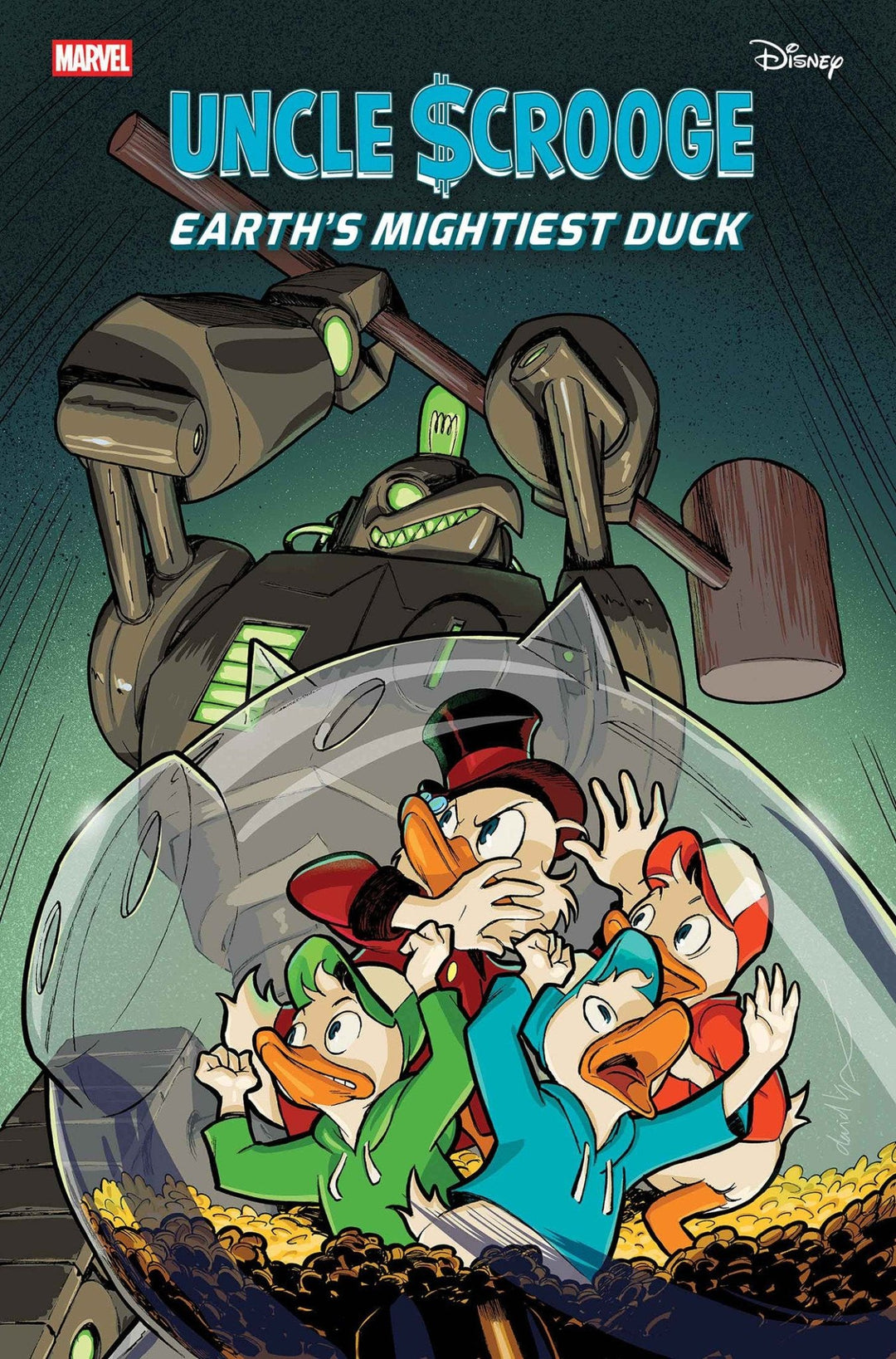 Uncle Scrooge: Earth's Mightiest Duck 2 David Lopez Variant - gabescaveccc