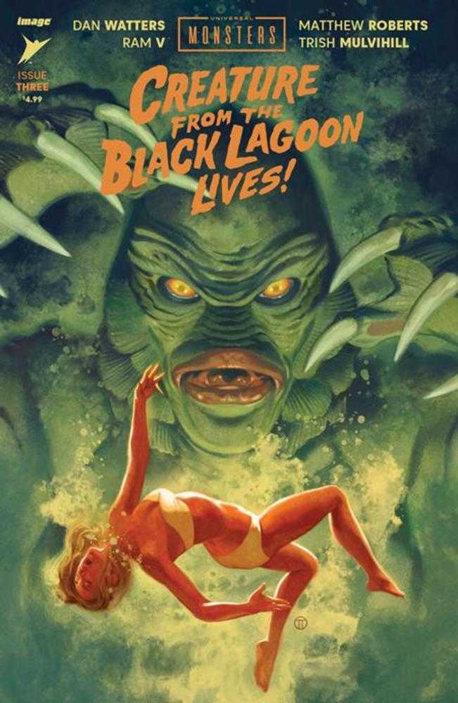 Universal Monsters Creature From The Black Lagoon Lives #3 (Of 4) Cover B Julian Totino Tedesco Variant - gabescaveccc
