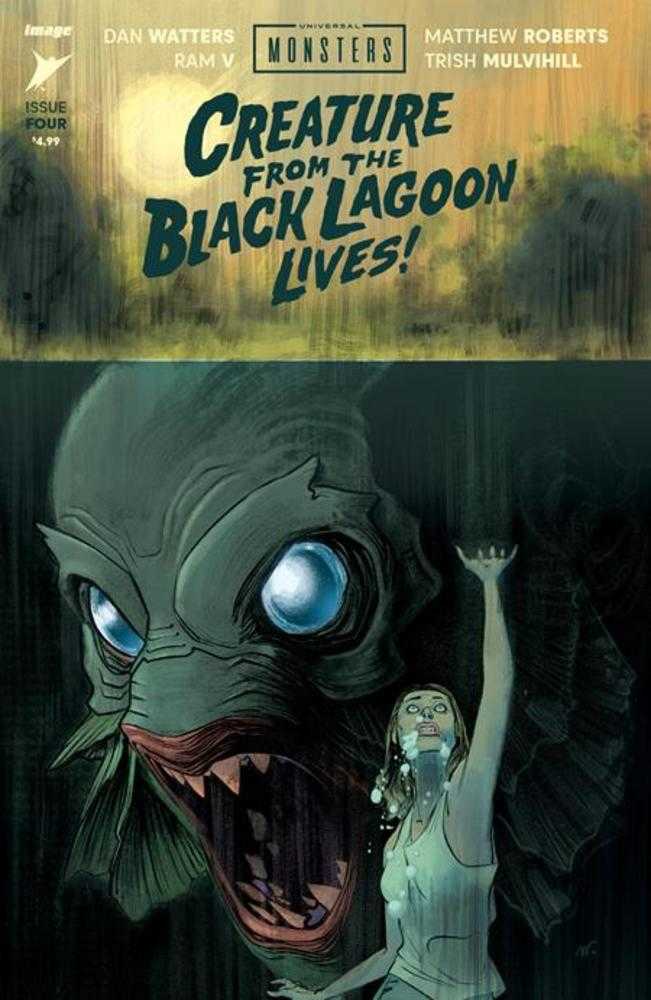 Universal Monsters Creature From The Black Lagoon Lives! #4 (Of 4) Cover A Matthew Roberts - gabescaveccc