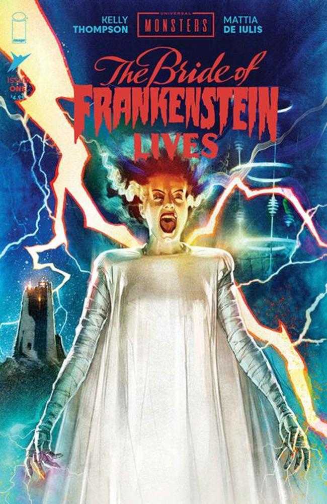 Universal Monsters The Bride Of Frankenstein Lives #1 (Of 4) Cover B Joshua Middleton Variant - gabescaveccc
