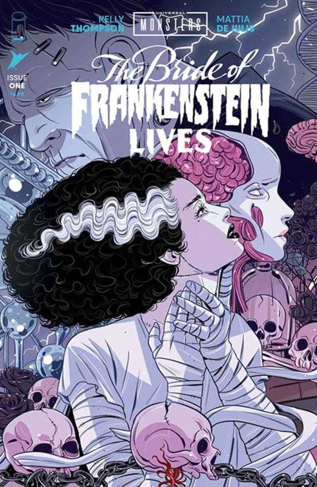 Universal Monsters The Bride Of Frankenstein Lives #1 (Of 4) Cover D Luana Vecchio Connecting Variant - gabescaveccc