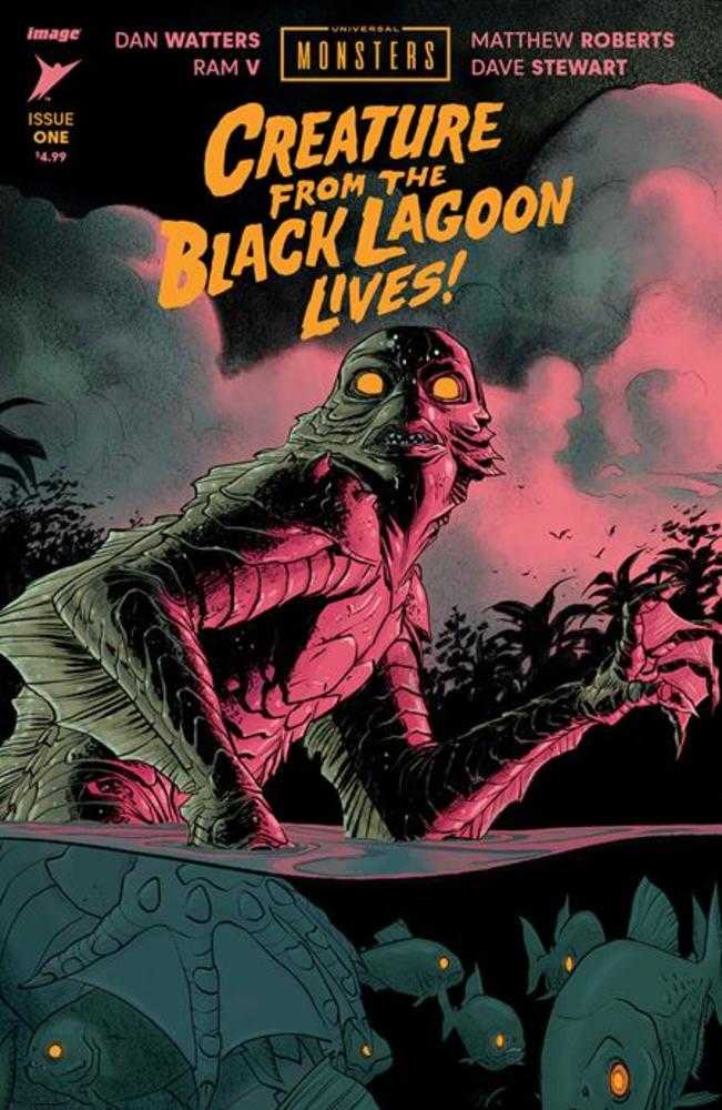 Universal Monsters The Creature From The Black Lagoon Lives #1 (Of 4) Cover A Matthew Roberts & Dave Stewart - gabescaveccc