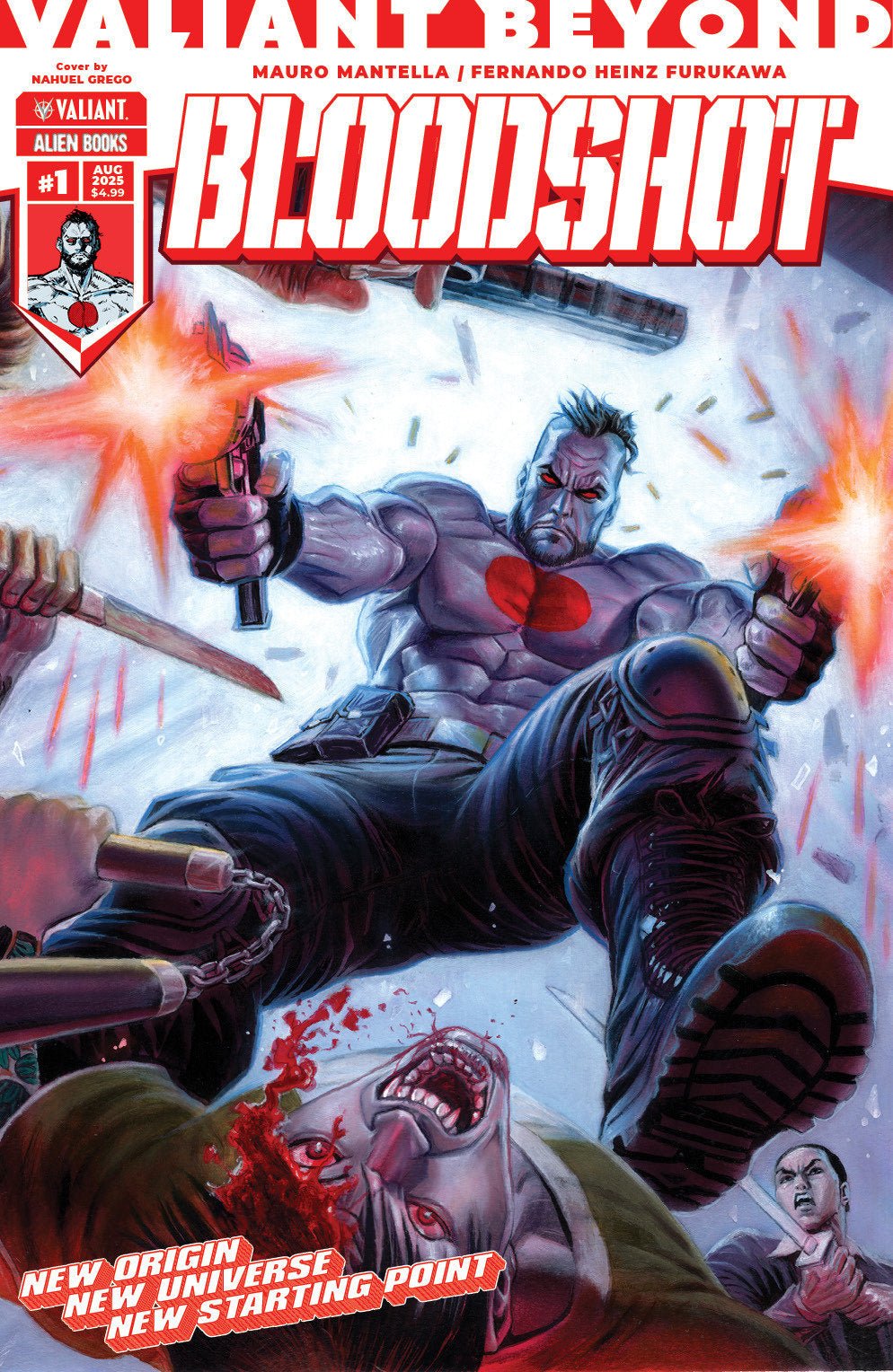 Valiant Beyond: Bloodshot 1 Variant B (Grego Wraparound Variant) - gabescaveccc
