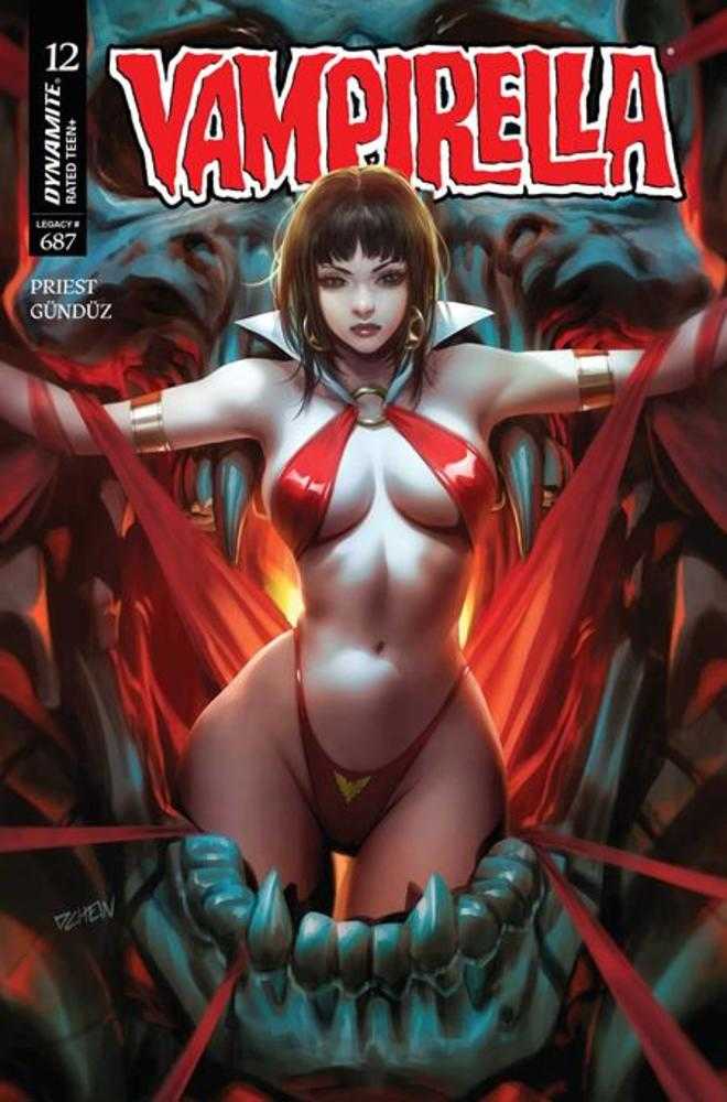Vampirella 12 Cover B Derrick Chew Variant - gabescaveccc