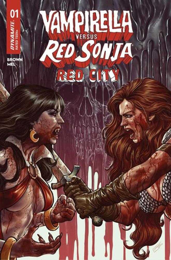 Vampirella vs Red Sonja Red City 1 Cover B Diego Yapur Variant - gabescaveccc