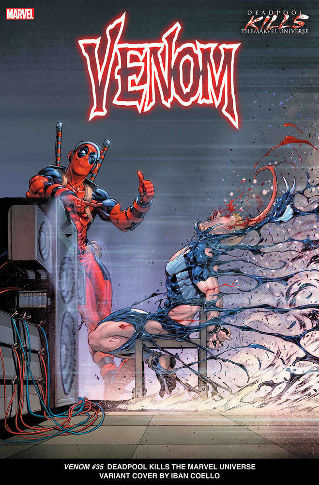 Venom #35 Iban Coello Deadpool Kills The Marvel Universe Variant - gabescaveccc