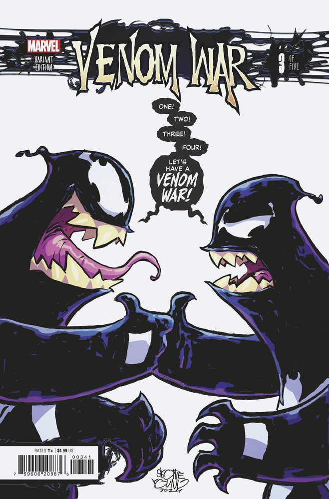 Venom War #3 (Of 5) Skottie Young Variant - gabescaveccc