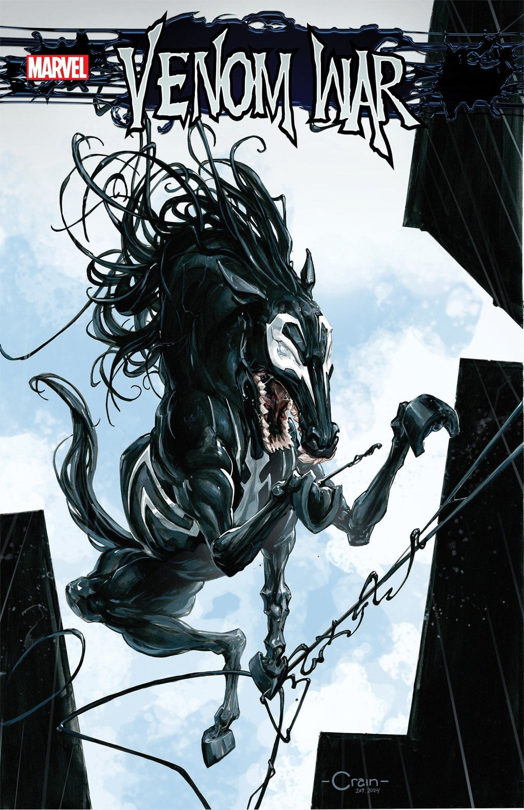 Venom War #5 Clayton Crain Venom Horse Variant [Vw] - gabescaveccc