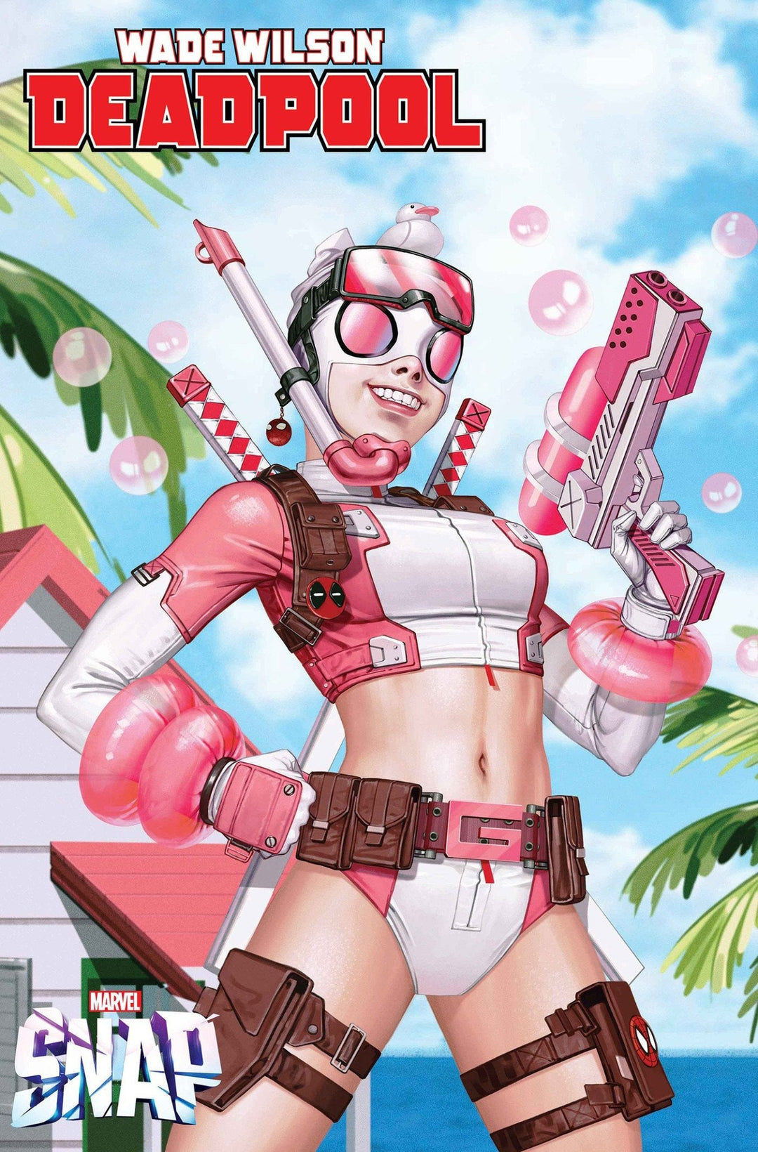 Wade Wilson: Deadpool 6 Inhyuk Lee Marvel Snap Swimsuit Variant - gabescaveccc