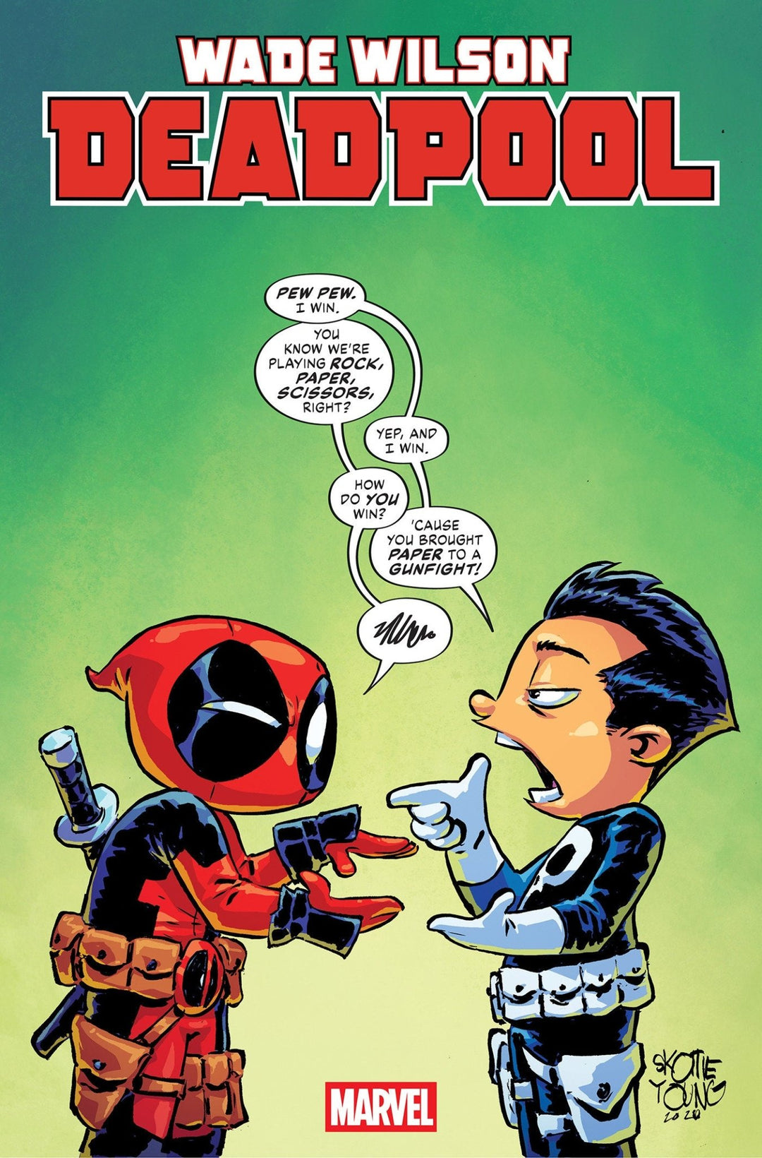 Wade Wilson: Deadpool 8 Skottie Young Variant [Bg] - gabescaveccc