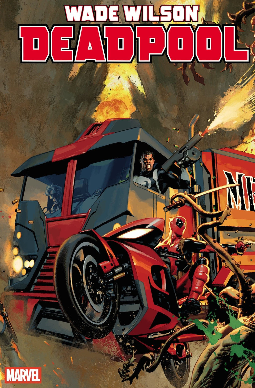 Wade Wilson: Deadpool #9 Josemaria Casanovas 4 Part Connecting Variant [Bg] - gabescaveccc