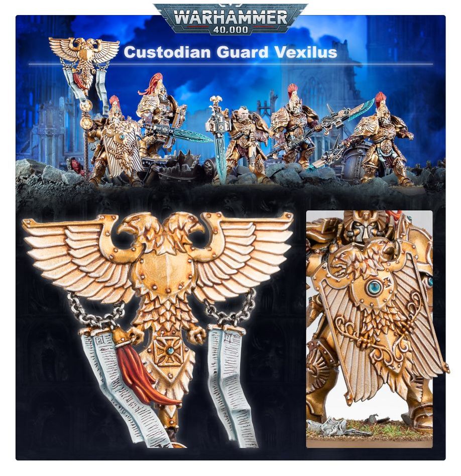 Warhammer 40,000: Adeptus Custodes Custodian Guard - gabescaveccc