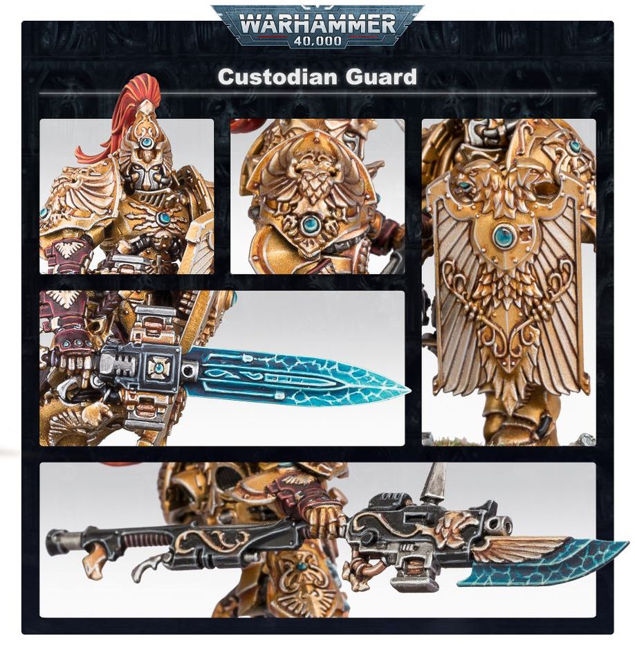 Warhammer 40,000: Adeptus Custodes Custodian Guard - gabescaveccc